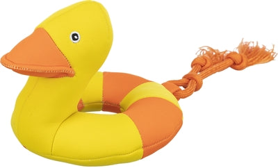Trixie hondenspeelgoed aquaspeelgoed eend aan touw