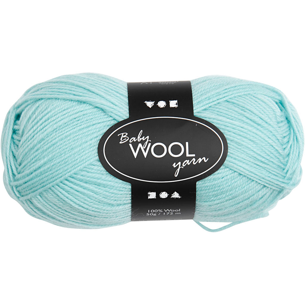 Creativ company baby garen, l: 172 m, mint groen, 50 gr 1 bol