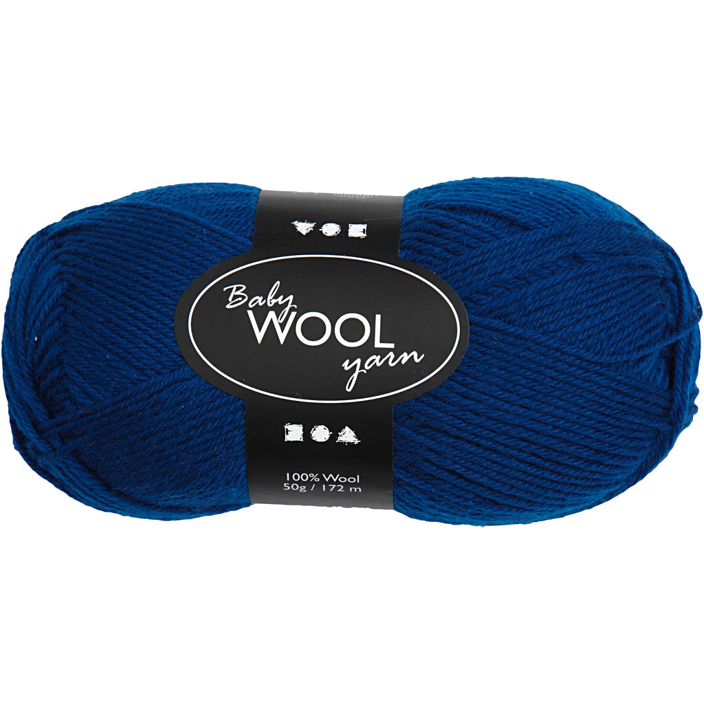 Creativ company baby garen, l: 172 m, donkerblauw, 50 gr 1 bol
