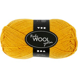 Creativ company baby garen, l: 172 m, donkergeel, 50 gr 1 bol