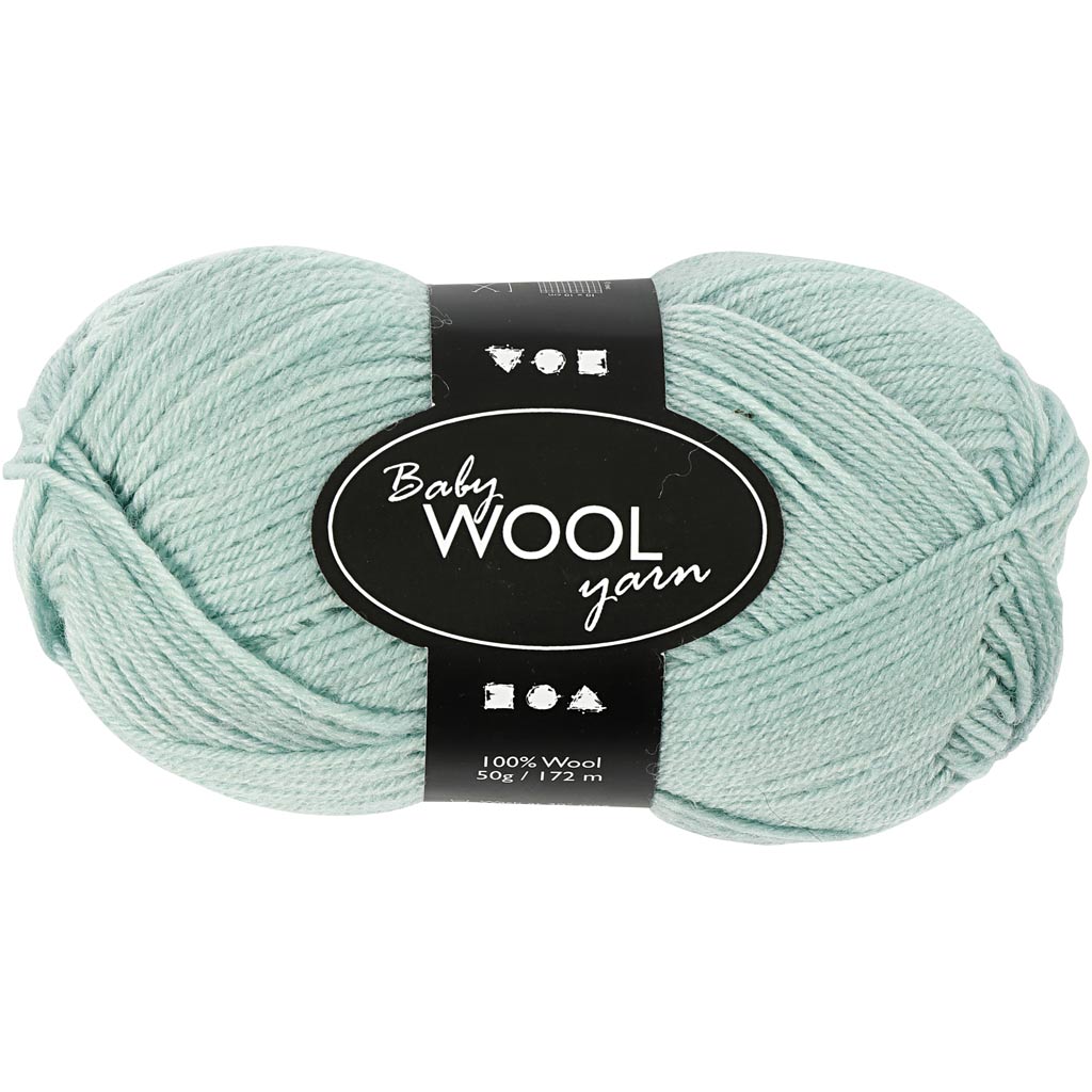 Creativ company baby garen, l: 172 m, zacht groen, 50 gr 1 bol