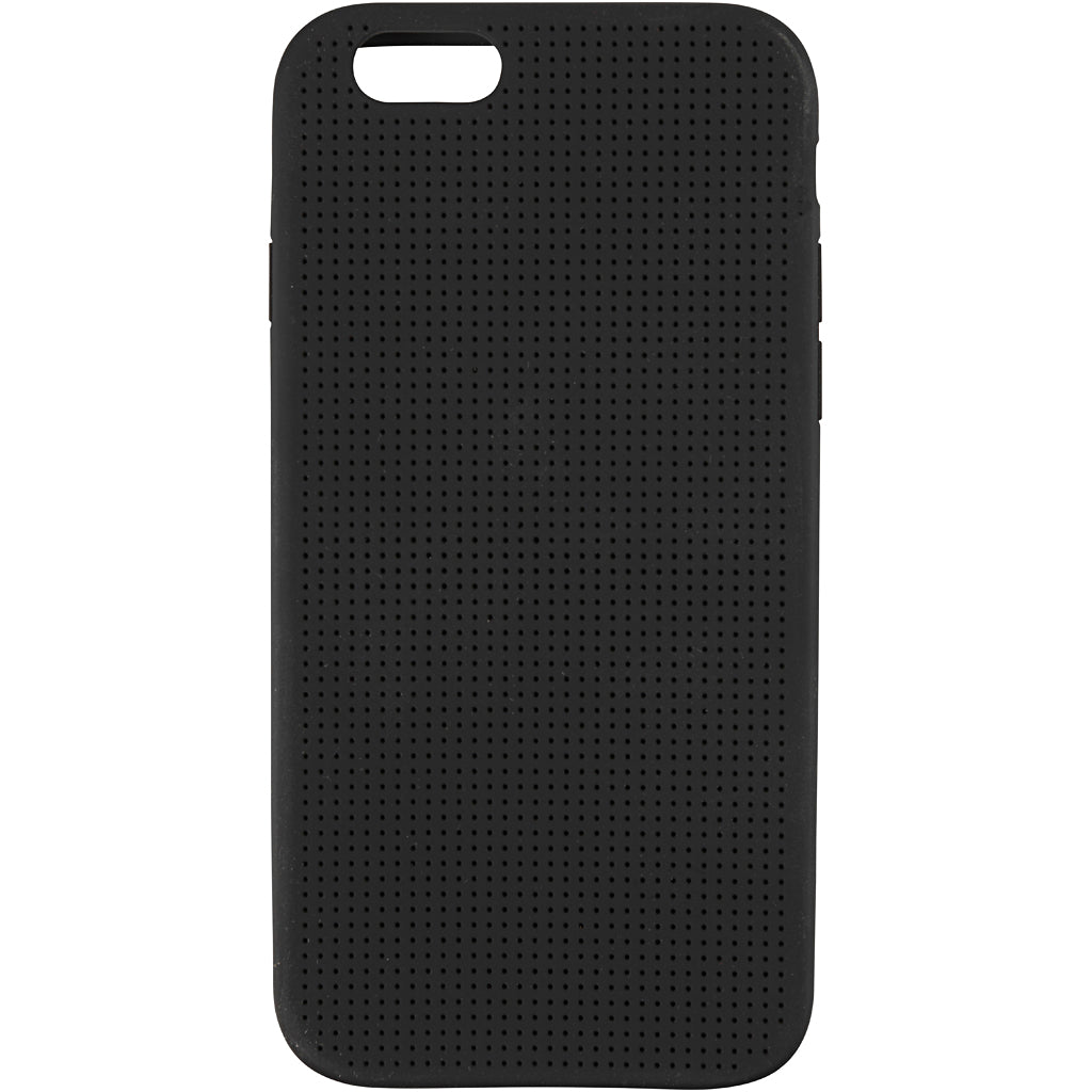 Iphone hoes borduren, afm 6 6s, afm 6,8x13,8 cm, dikte 8 mm, zwart, 1 stuk