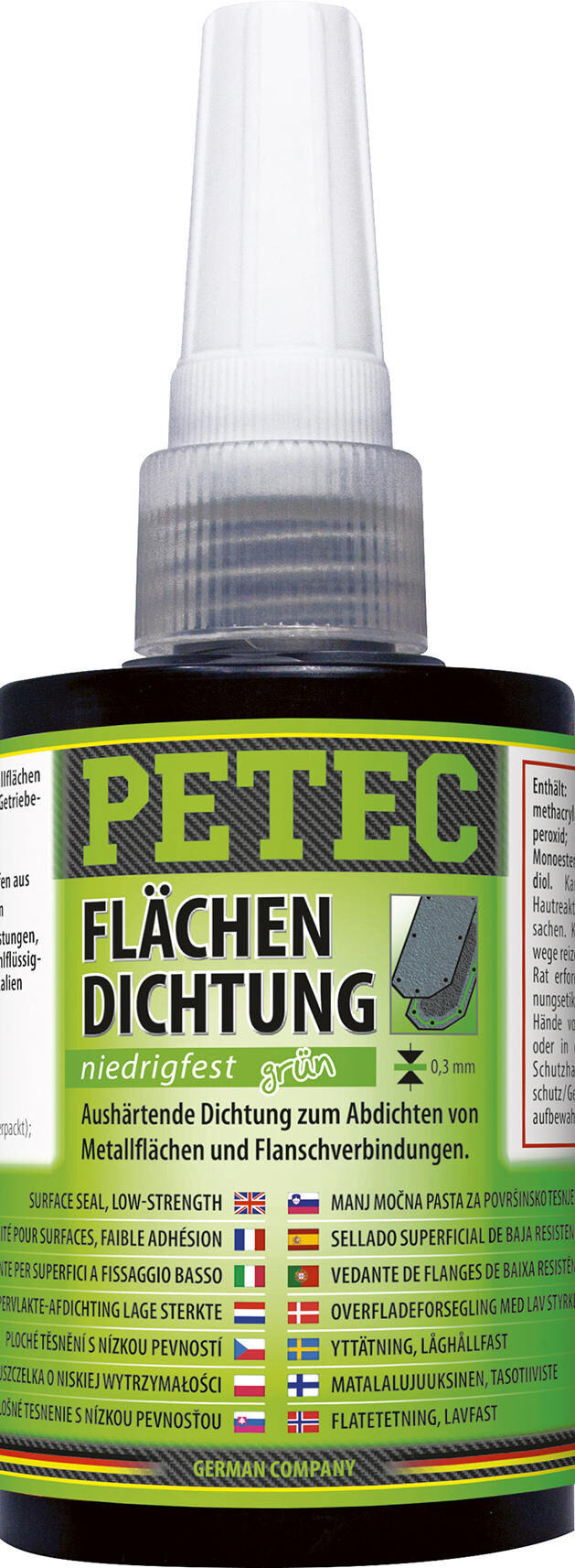 Petec afdichtmiddel flächendichtung surface seal 75 ml green