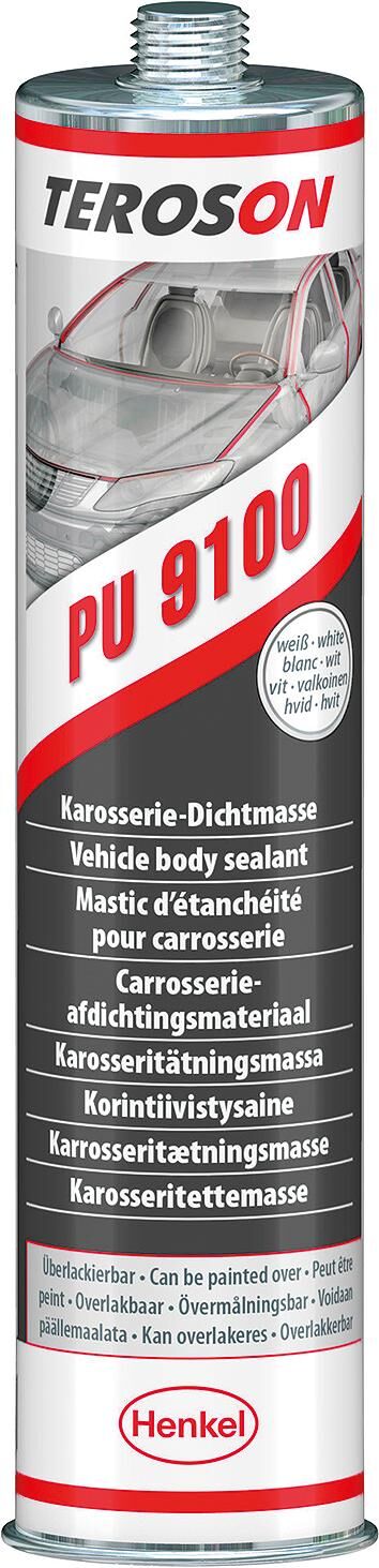 Teroson dichtkit voor de carrosserie terostat 9100 (1k-pur) terostat 9100 white 310ml