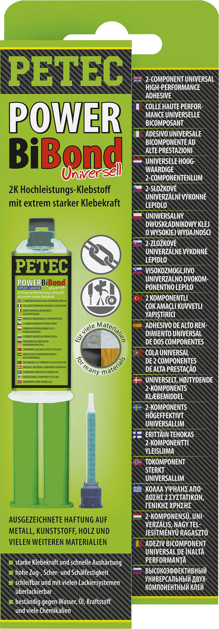 Petec universele lijm power bibond adhesive power bibond sb 24ml