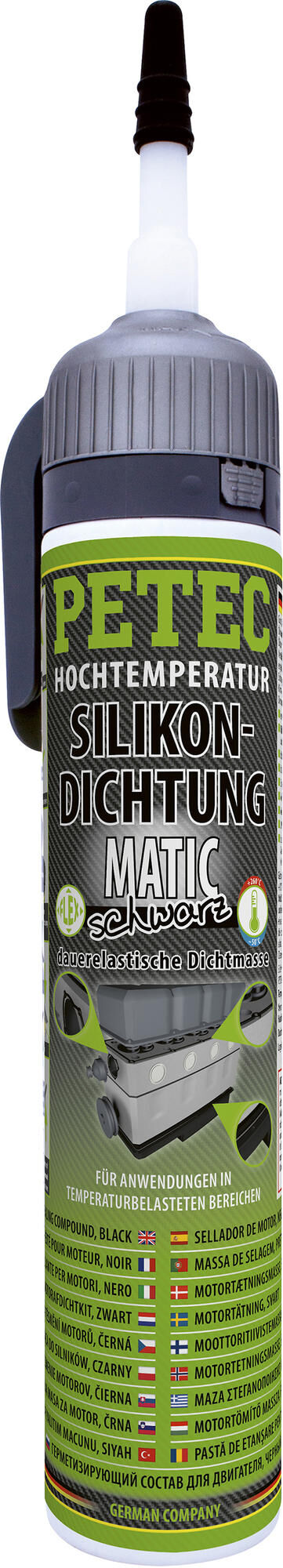 Petec afdichtpasta silicone seals 200 ml black matic sd