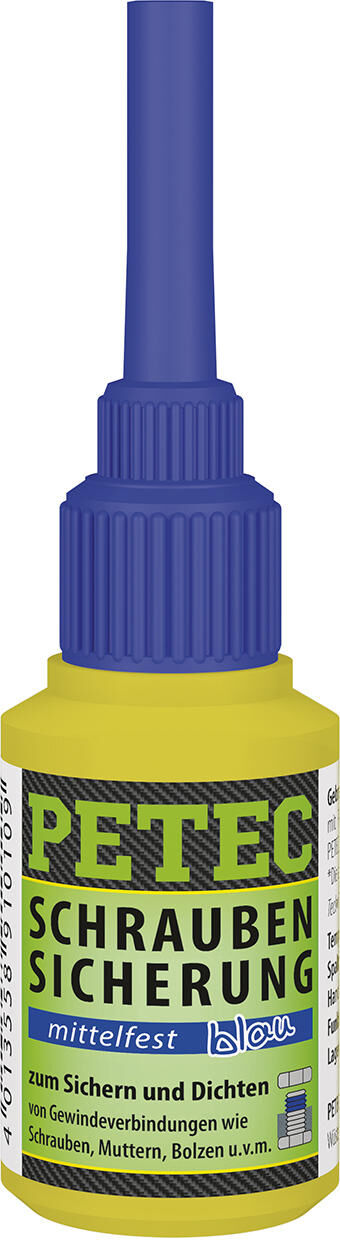 Petec schroefbeveiliging power screw retention 10g medium strength blu