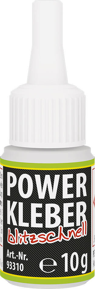 Petec universeel lijm power kleber blitzschnell second glue 10g water bottle