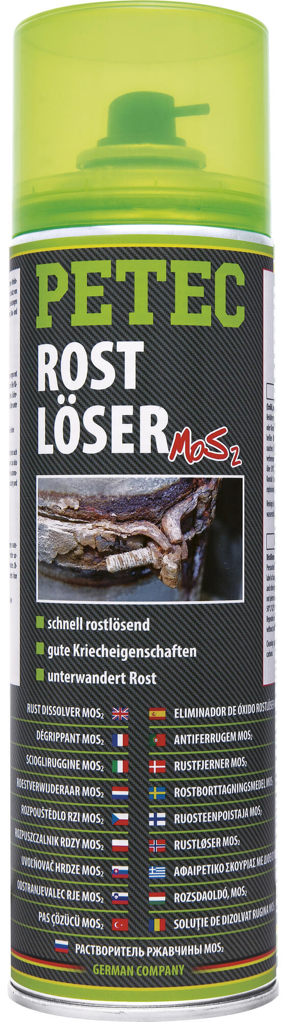 Petec roestoplosser mos² rust solvent mos2 500 ml