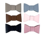 Sazzz Vlinderstrik glamper leer taupe
