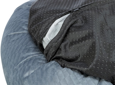 Trixie hondenmand alena rond blauw grijs