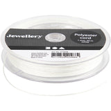 Creativ company polyester koord, dikte 1 mm, wit, 50 m 1 rol