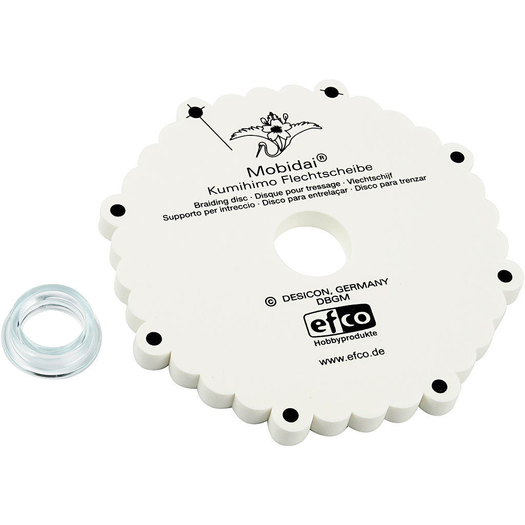 Creativ company kumihimo-vlechtschijf, d 16 cm, dikte 1 cm, 1 stuk