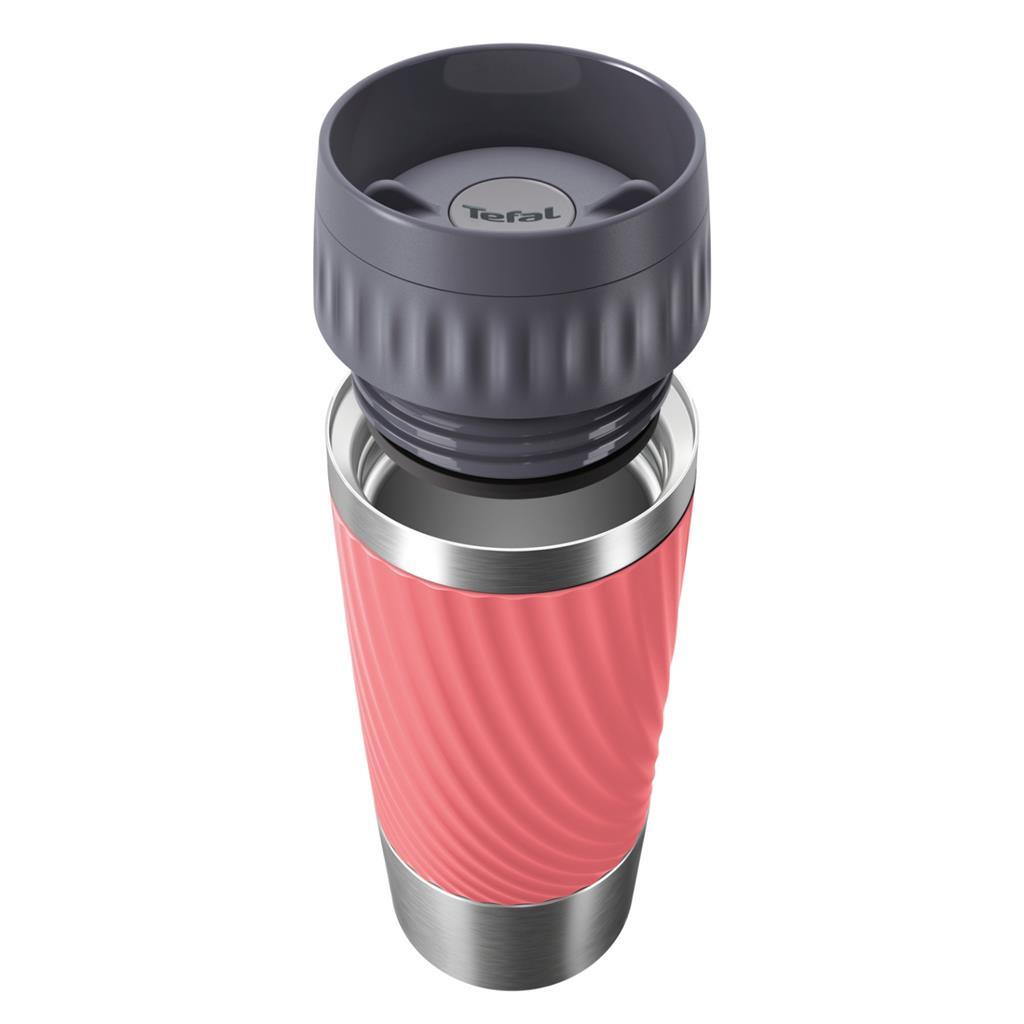 Tefal reismok easytwist isoleerbeker 0,36l koraalrood