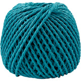 Creativ company papier garen, dikte 2,5-3 mm, turquoise, 150 gr, 40 m 1 bol