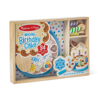 Melissa doug wooden birthday cake