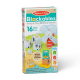 Melissa doug blockables farm friends play set (16pc)