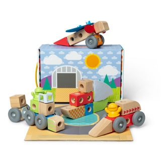 Mellissa doug blockables vehicles play set