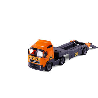 Polesie volvo vrachtwagen met oplegger en bulldozer
