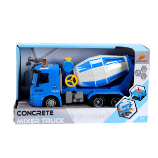 Betonmixer truck met licht en geluid