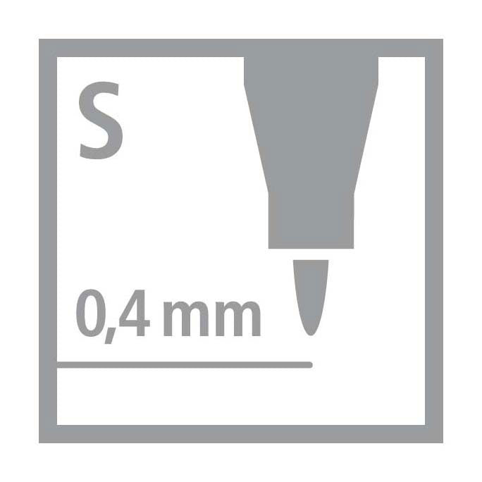 Stabilo write-4-all - permanent marker - superfijn - zwart