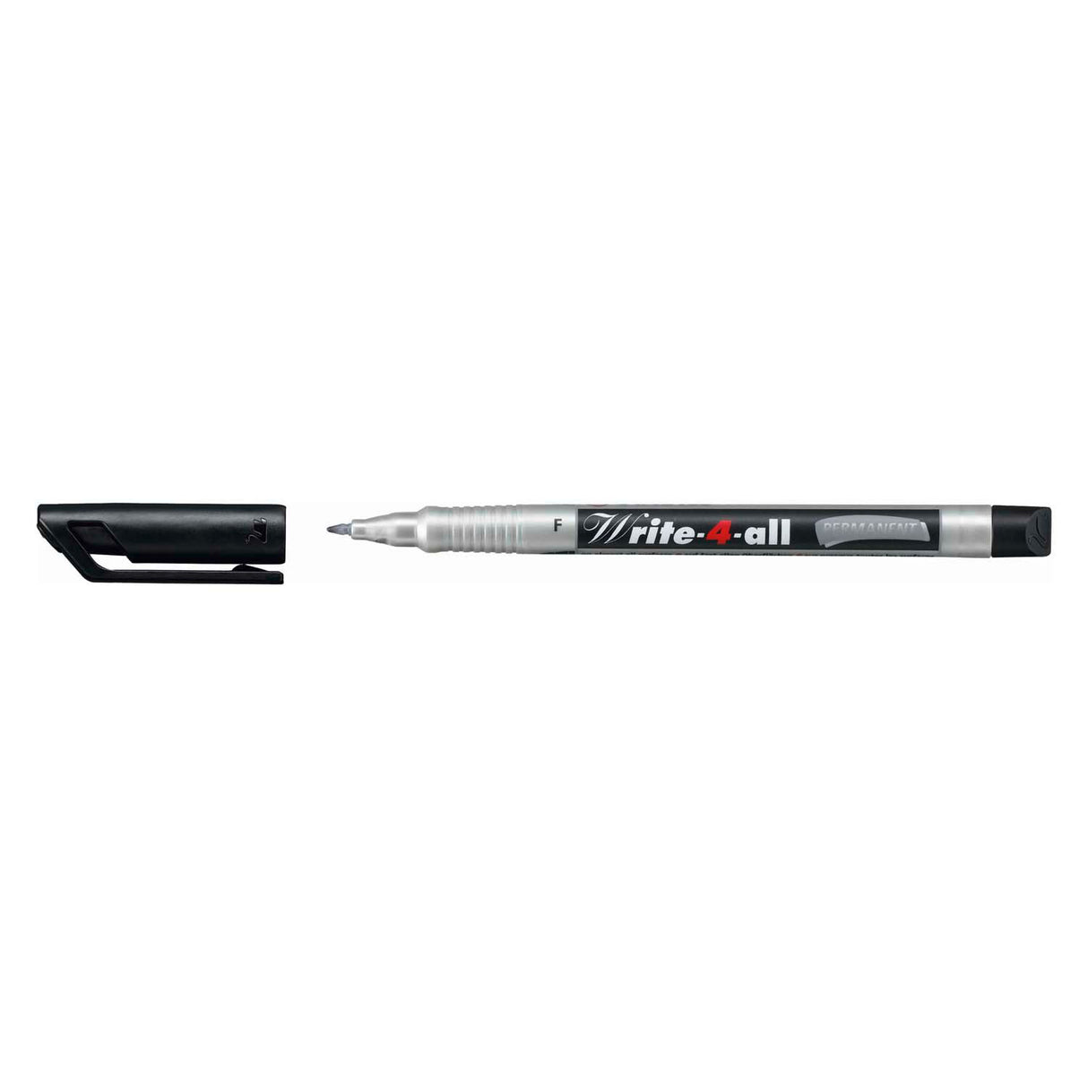 Stabilo write-4-all - permanent marker - fijn - zwart
