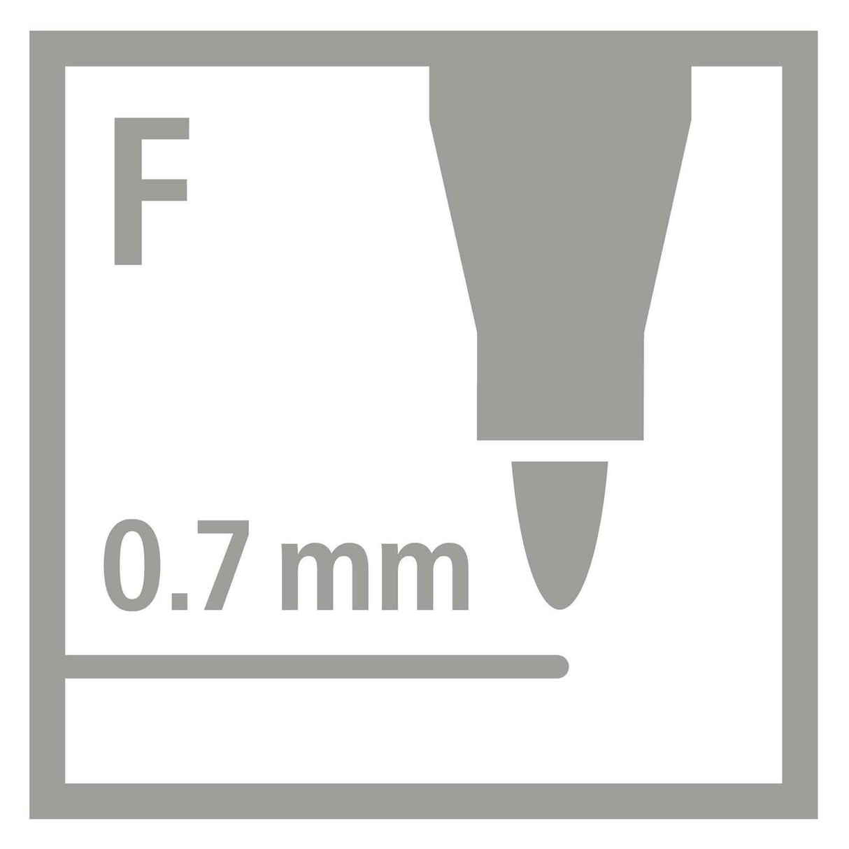 STABILO Trio A-z Viltstift, 12st.