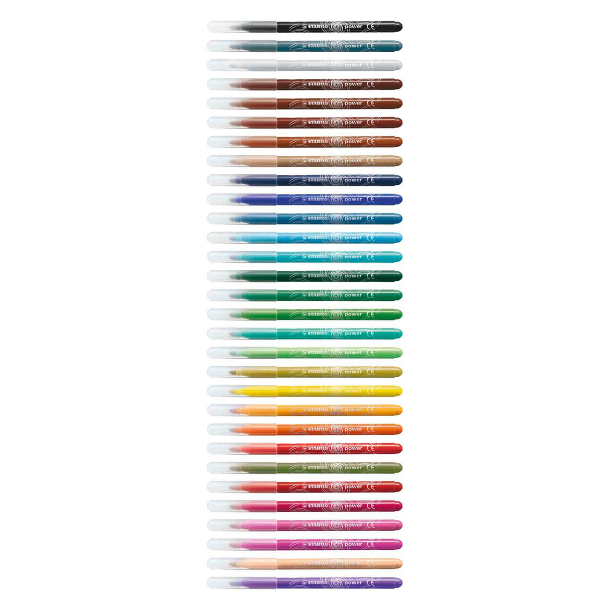 Stabilo power - viltstift - set met 30 stuks