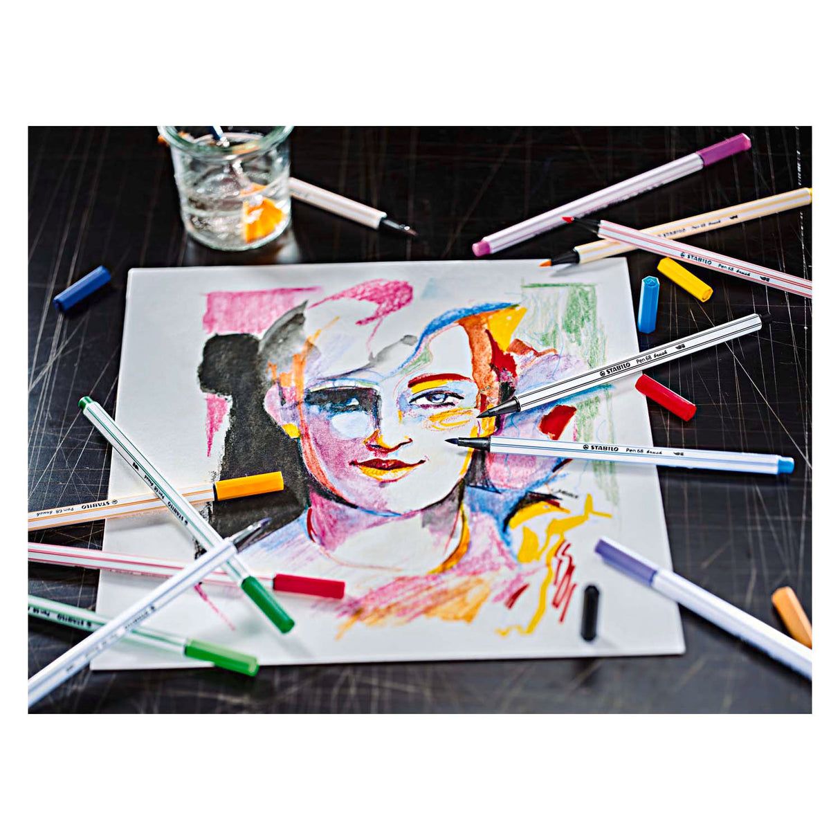 Stabilo Pen 68 Brush 34 Pistache