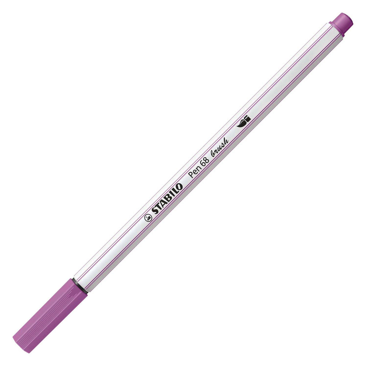 Stabilo Pen 68 Brush 60 Pruimen Paars