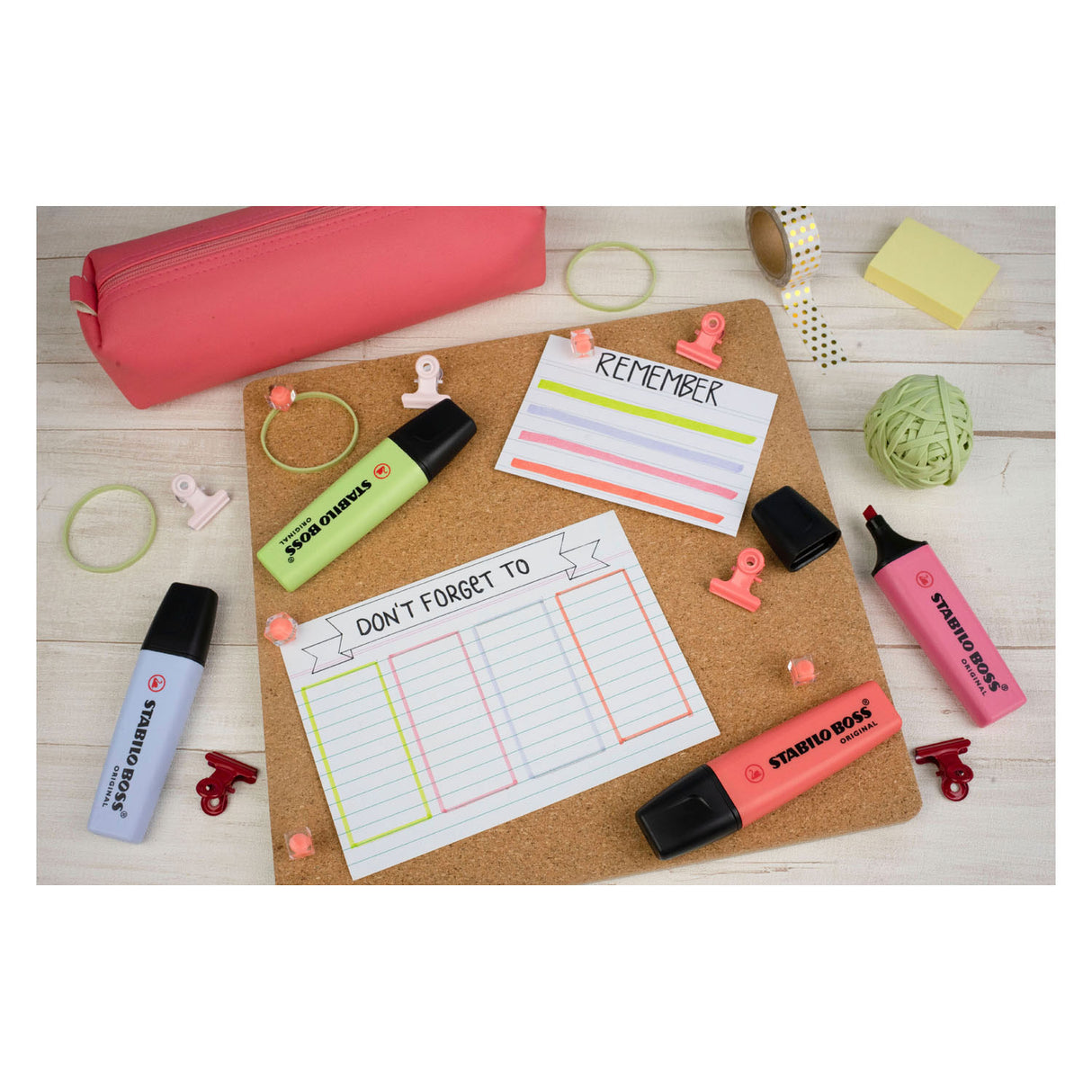 Stabilo Boss Original Pastel Markeerstiften, 8st.