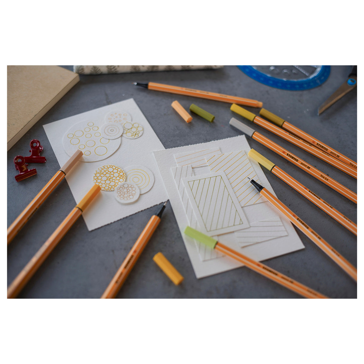 Stabilo point 88 - fineliner - set met 10 stuks