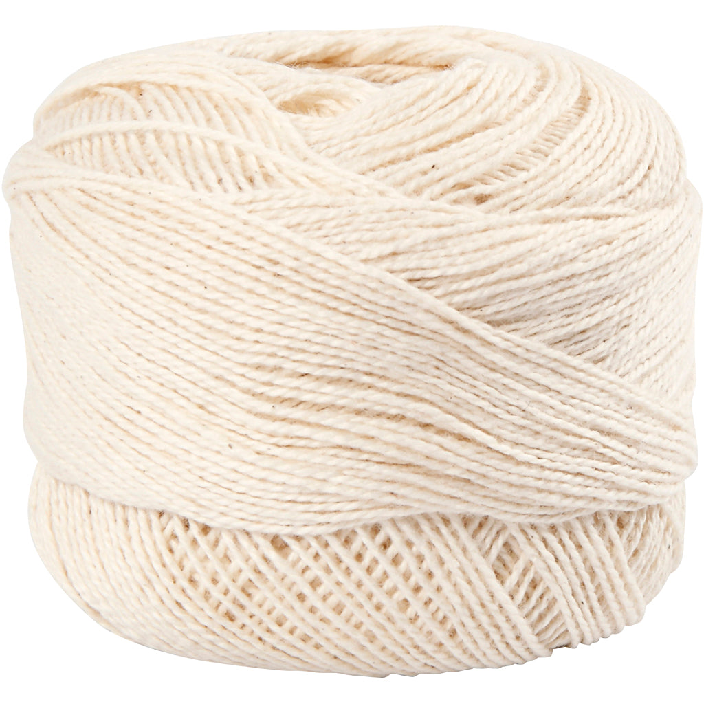 Creativ company mercerised katoengaren, off-white, 20 gr 1 bol