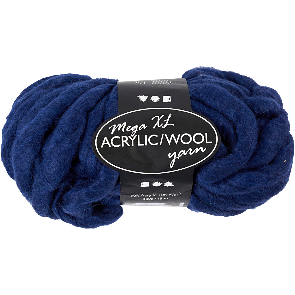 Creativ company xl garen van acvryl - donkerblauw, 15m
