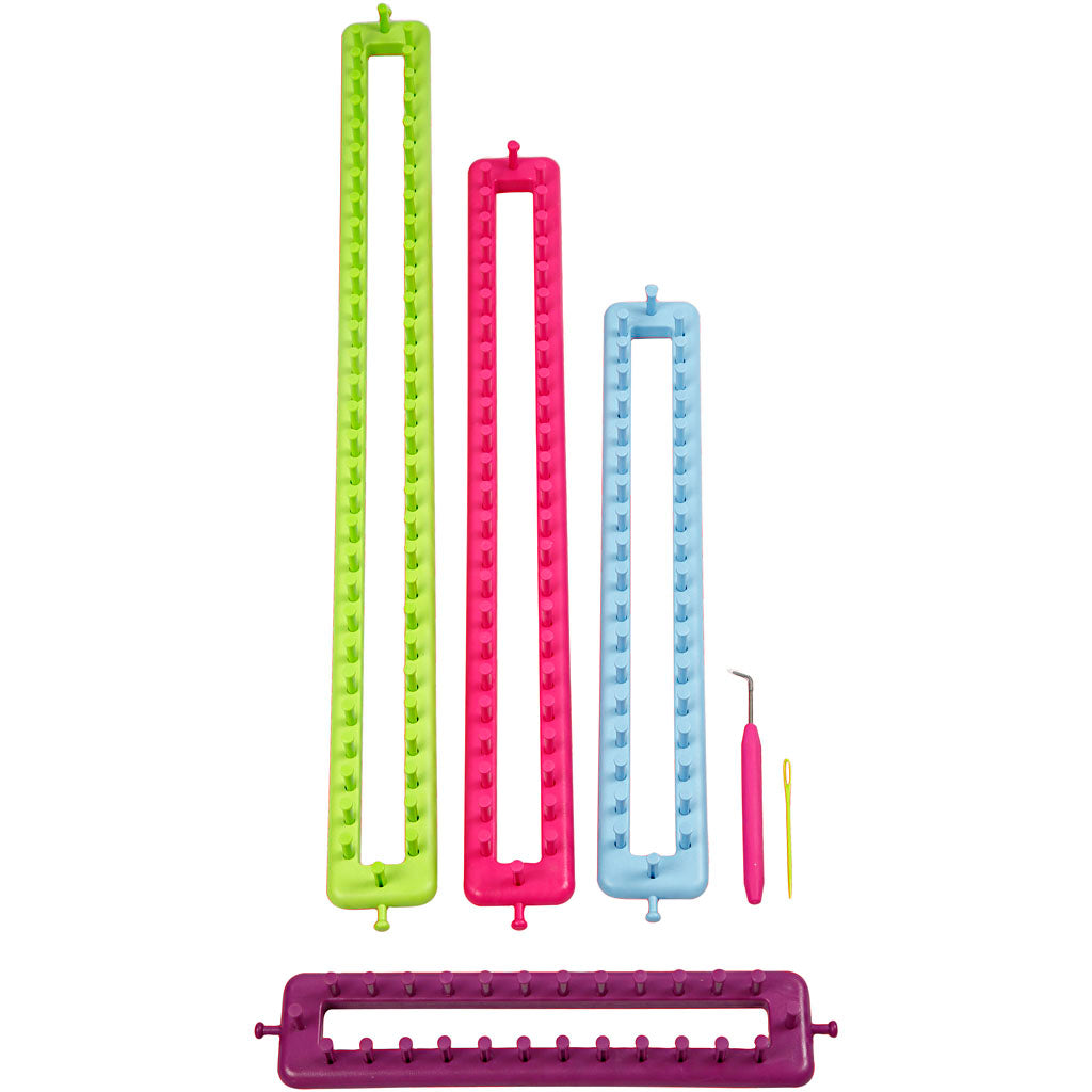 Creativ company knitting loom, l: 25-35-45-55 cm, 1 set