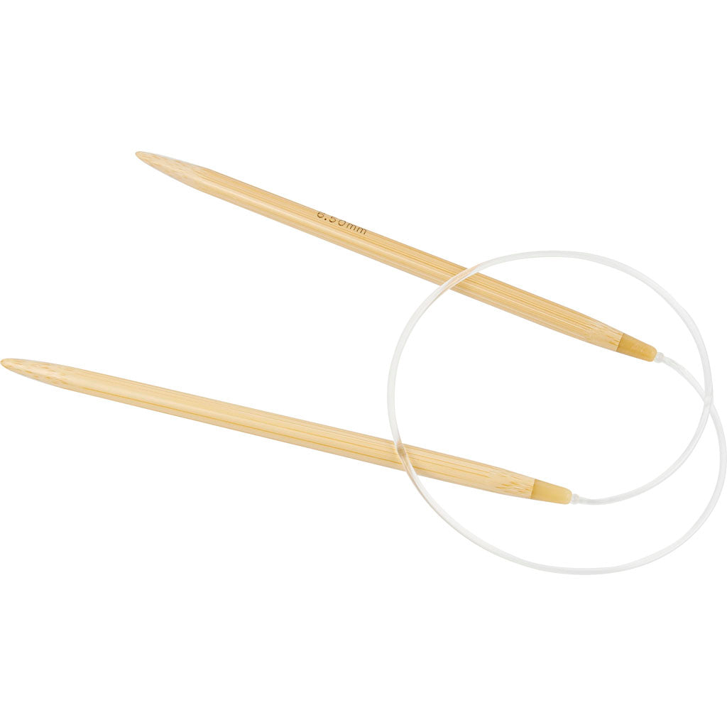 Creatief bedrijf rond breinaalden, l: 60 cm, afm 6,5 mm, 1 stuk