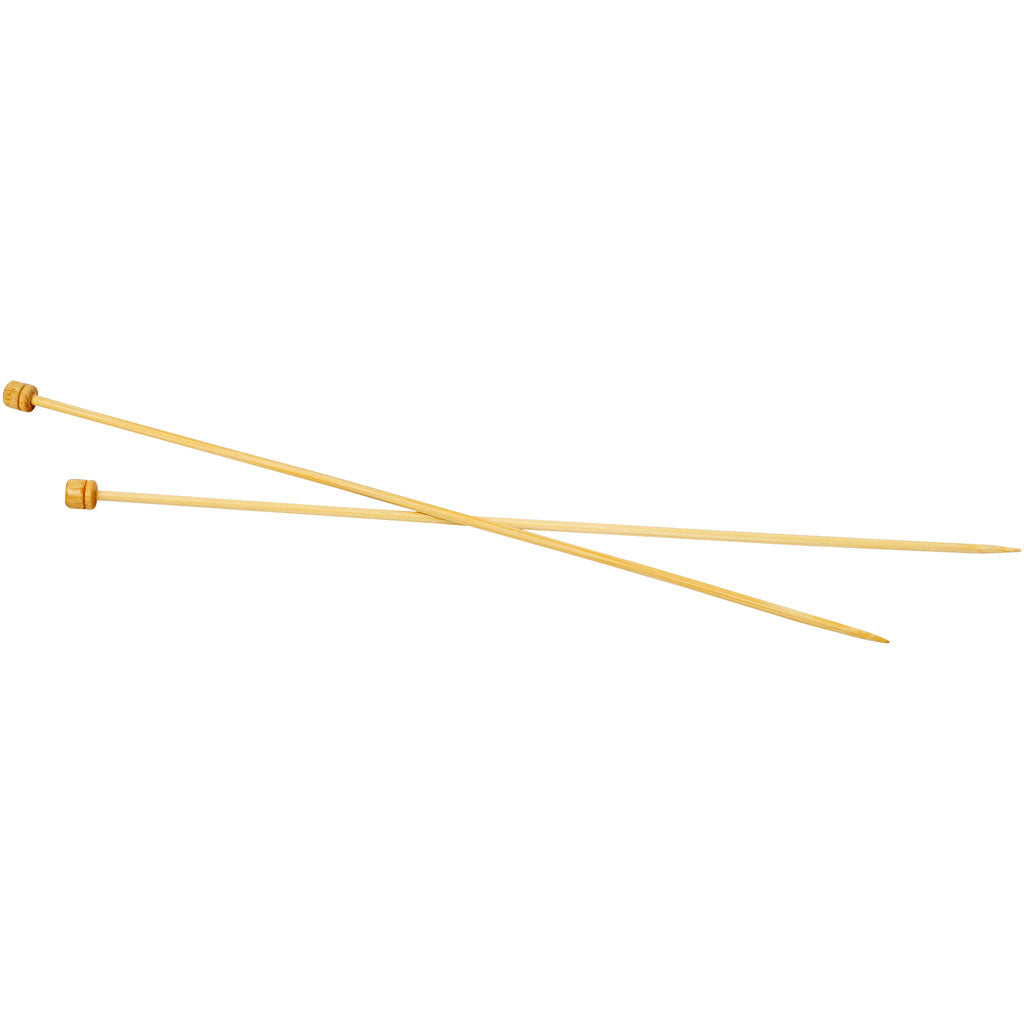 Creativ company breinaalden, l: 35 cm, afm 4 mm, 1 paar