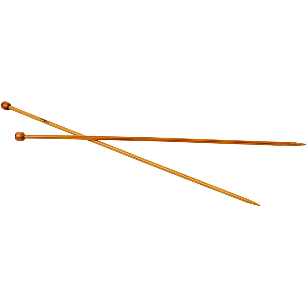 Creativ company breinaalden, l: 35 cm, afm 5 mm, 1 paar