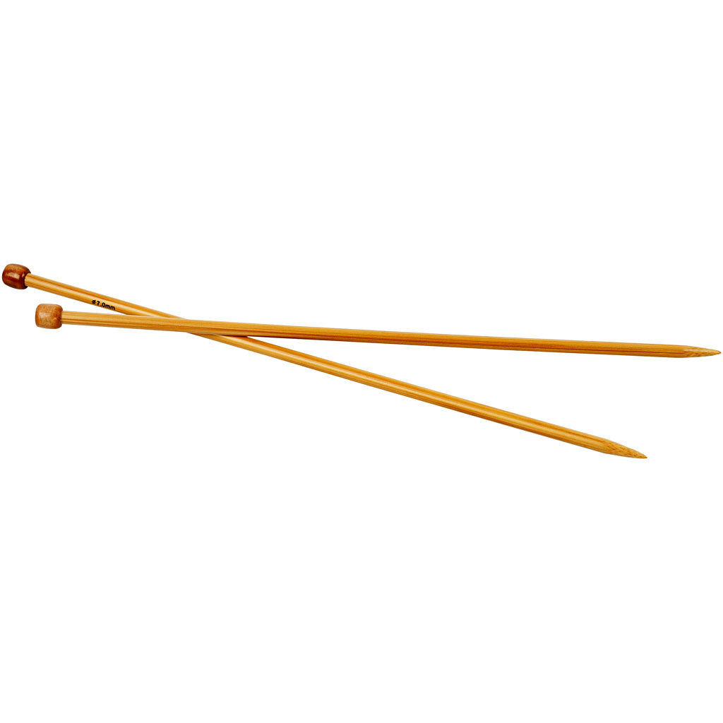 Creativ company breinaalden, l: 35 cm, afm 7 mm, 1 paar
