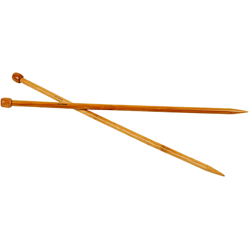 Creativ company breinaalden, l: 35 cm, afm 9 mm, 1 paar