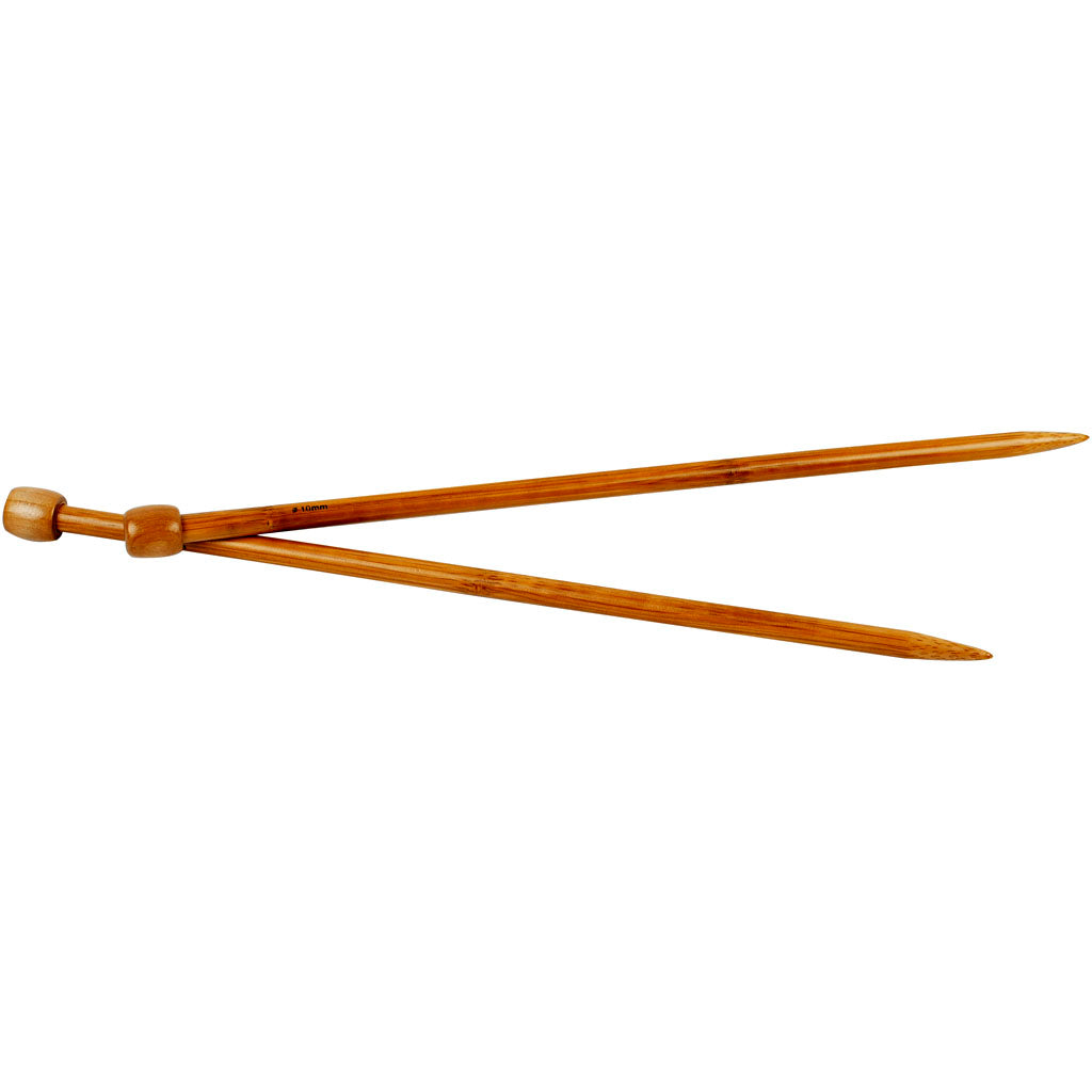 Creativ company breinaalden, l: 35 cm, afm 10 mm, 1 paar