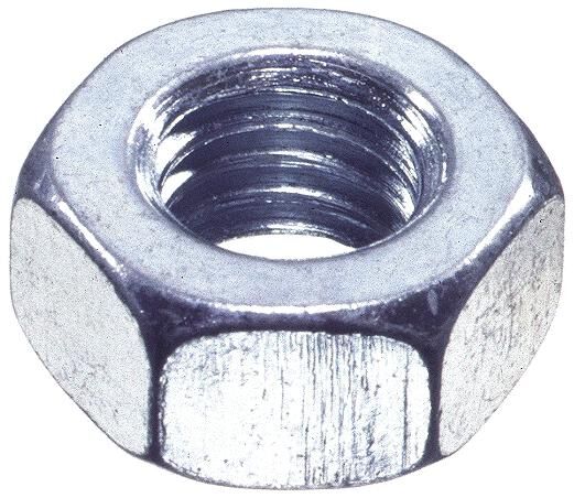 Dresselhaus zeskantmoer hexagon nuts m10 cl.8 din 934, galv. zinced