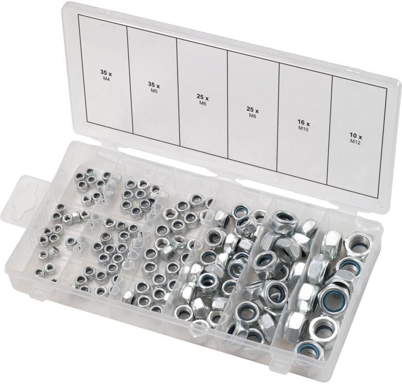 Ks tools ks-tools borgmoeren assortiment lock nuts assorted. .
