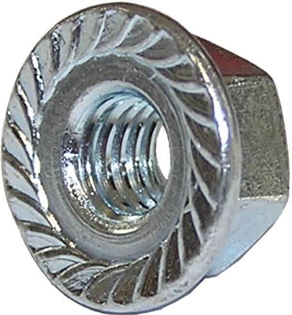 Dresselhaus gekartelde flensmoer lock nut m6 cl.8 verbus tensilock w196
