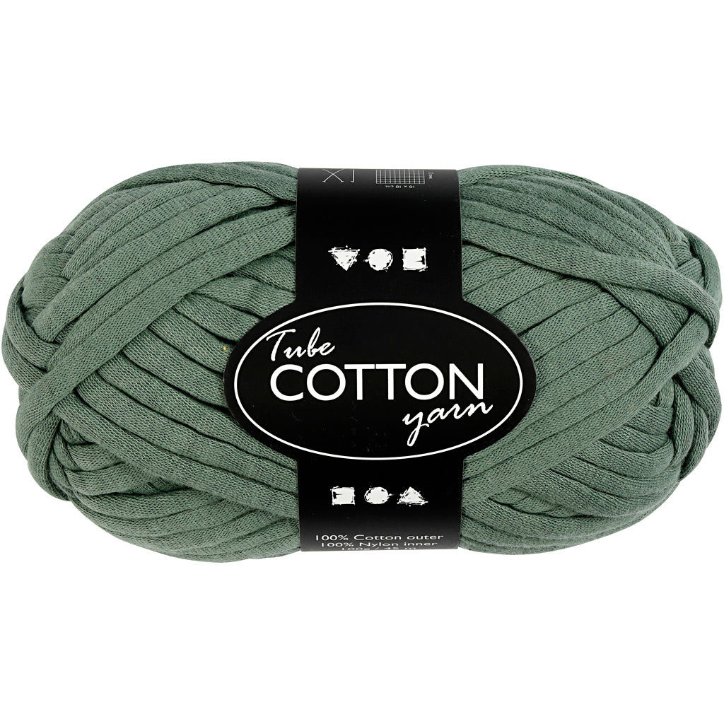 Creativ company textielgaren, l: 45 m, donkergroen, 100 gr 1 bol