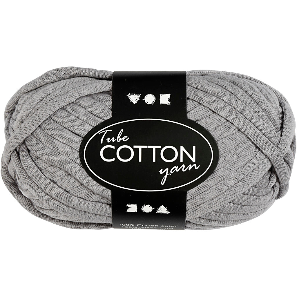 Creativ company textielgaren, l: 45 m, grijs, 100 gr 1 bol