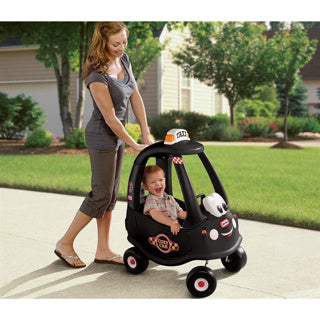Little tikes cozy coupe zwarte taxi loopauto