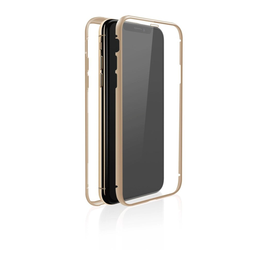 White diamonds cover 360° glass iphone 11 goud