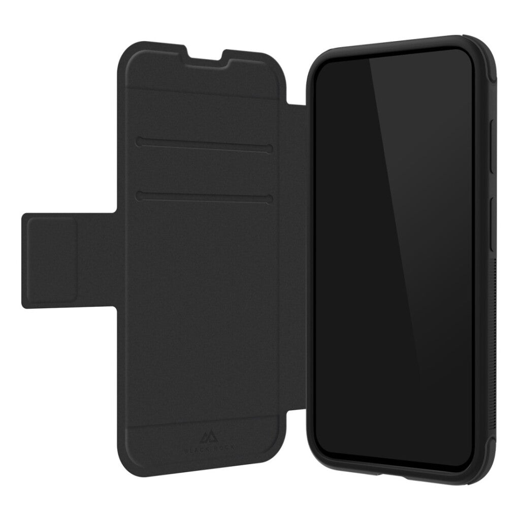 Black rock portfolio robust voor samsung galaxy s20 plus zwart