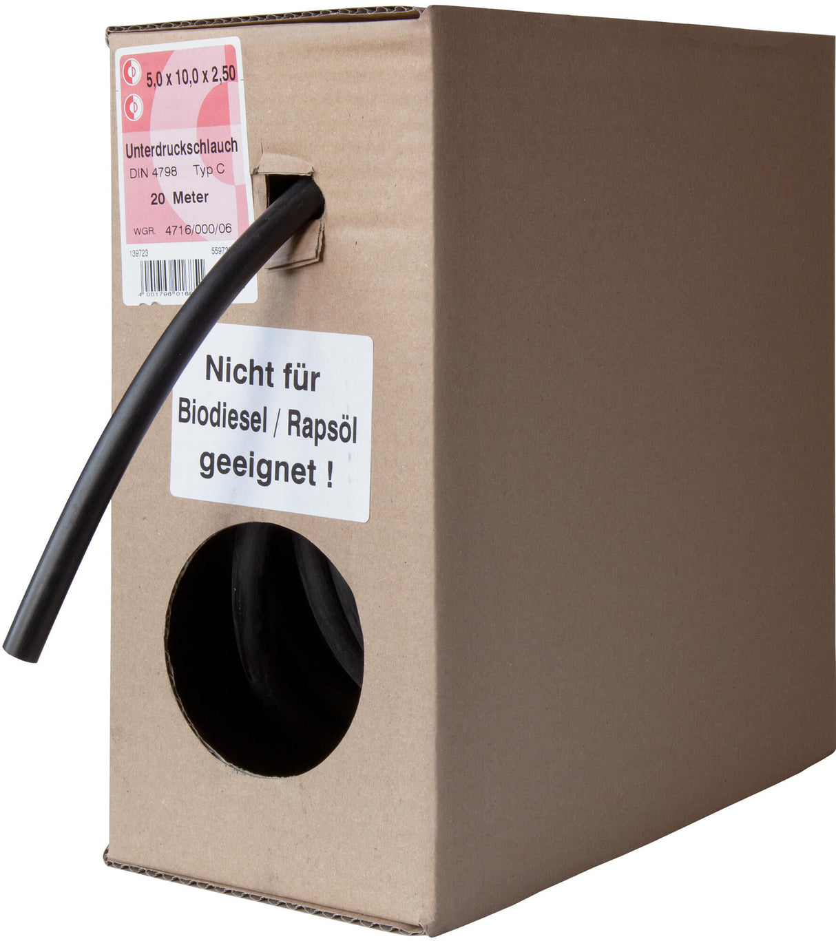 Dresselhaus onderdrukslang brandstofslangen 5x10x2,5 20m